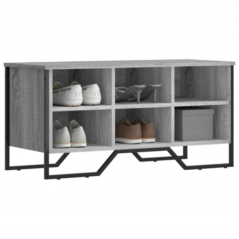 Schoenenkast 90X38X61,5 Cm Bewerkt Hout Kleurig