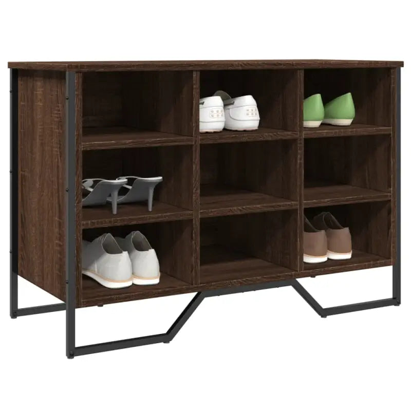 Schoenenkast 90X38X61,5 Cm Bewerkt Hout Kleurig