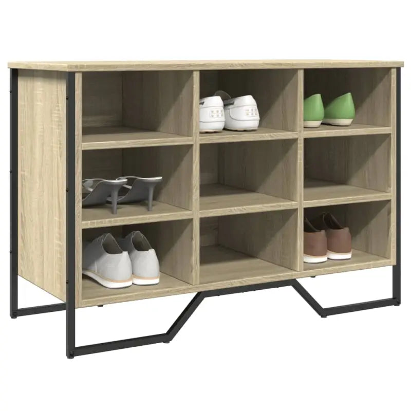 Schoenenkast 90X38X61,5 Cm Bewerkt Hout Kleurig