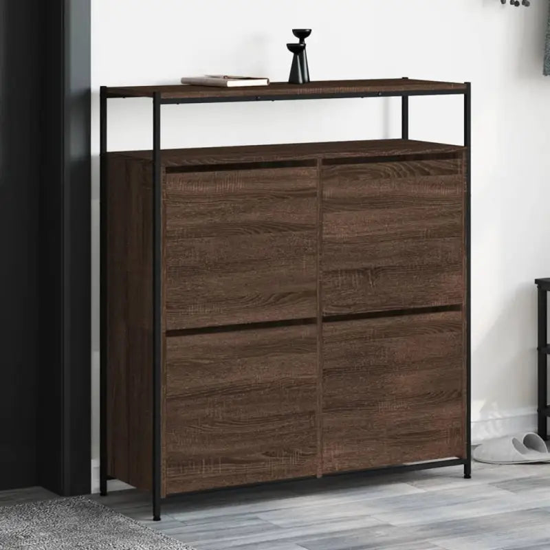 Schoenenkast Bewerkt Hout