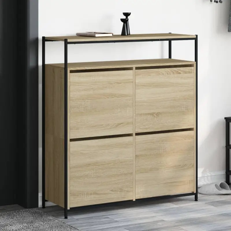 Schoenenkast Bewerkt Hout