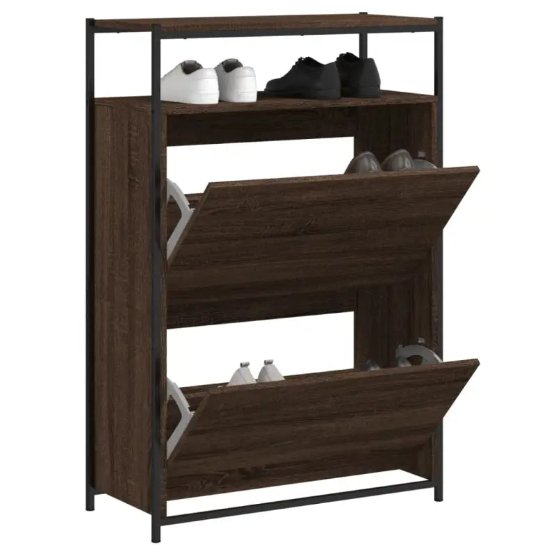 Schoenenkast Bewerkt Hout
