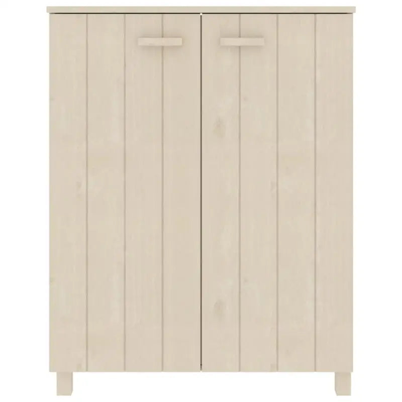 Schoenenkast Hamar 85X40X108 Cm Massief Grenenhout