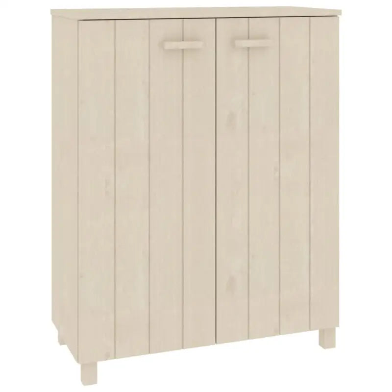 Schoenenkast Hamar 85X40X108 Cm Massief Grenenhout