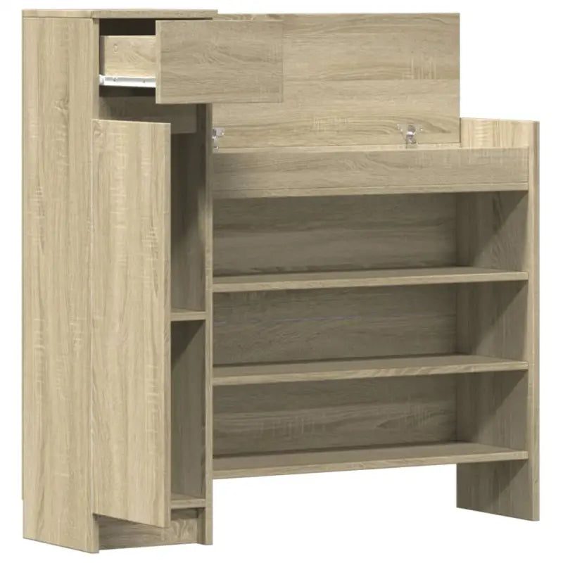 Schoenenkast met bewerkt hout voor schoenen en andere spullen - Schoenenrekken