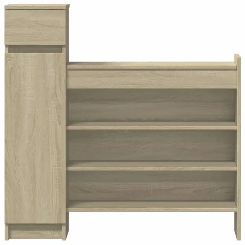 Schoenenkast met bewerkt hout voor schoenen en andere spullen - Schoenenrekken