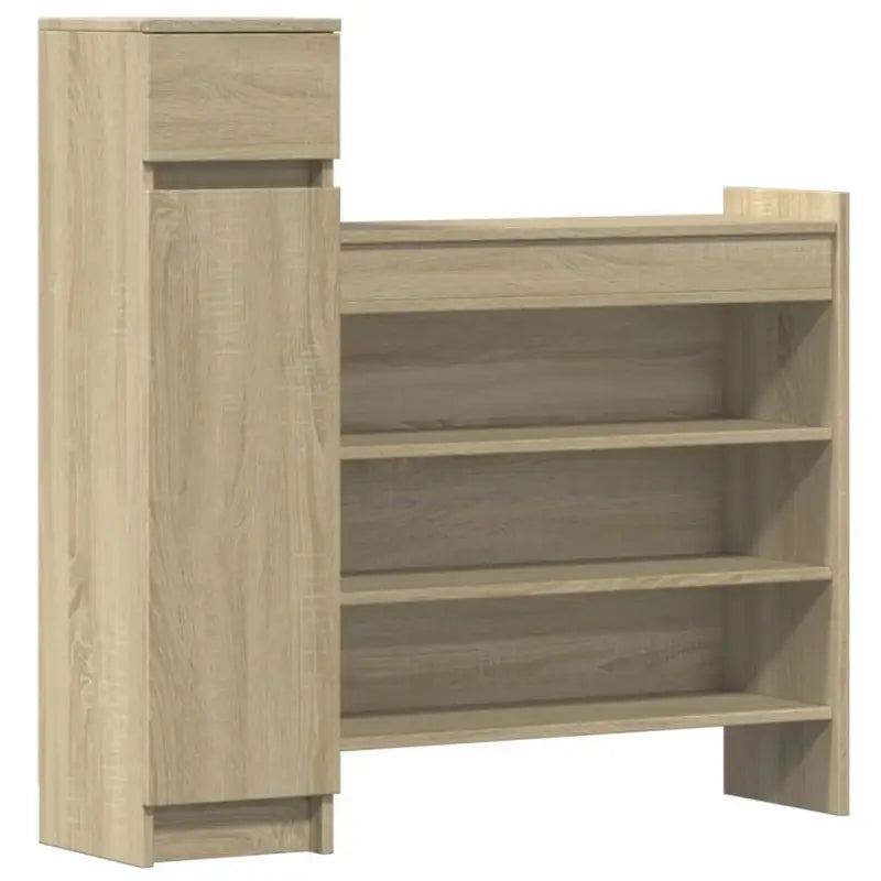 Schoenenkast met bewerkt hout voor schoenen en andere spullen - Schoenenrekken