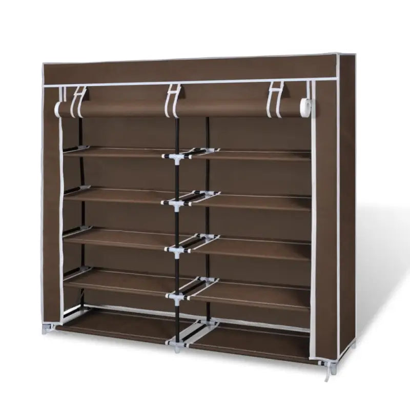 Schoenenkast Met Hoes 115X28X110 Stof