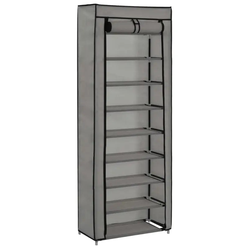 Schoenenkast Met Hoes 57X29X162 Cm Stof