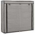 Schoenenkast met ruime opbergruimte voor je collectie - Grijs / 115 x 28 x 110 cm / 1 - Schoenenrekken