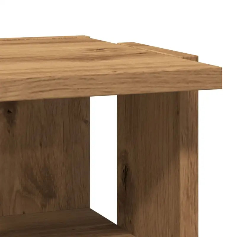 Schoenenkasten 28X27X102 Cm Bewerkt Hout Artisanaal Eiken