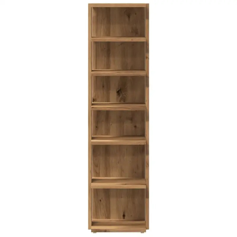 Schoenenkasten 28X27X102 Cm Bewerkt Hout Artisanaal Eiken