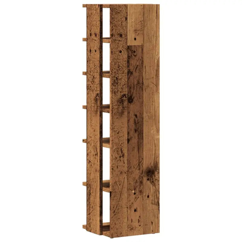Schoenenkasten 28X27X102 Cm Bewerkt Hout Kleurig