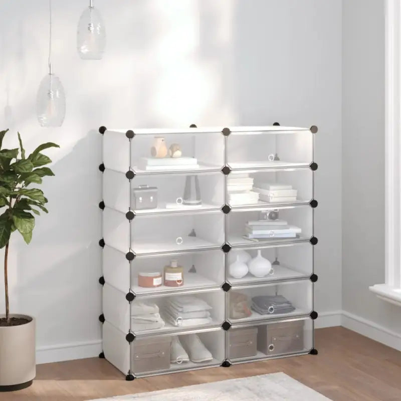 Schoenenrek 44X31,5X153,5 Cm Polypropeen Transparant
