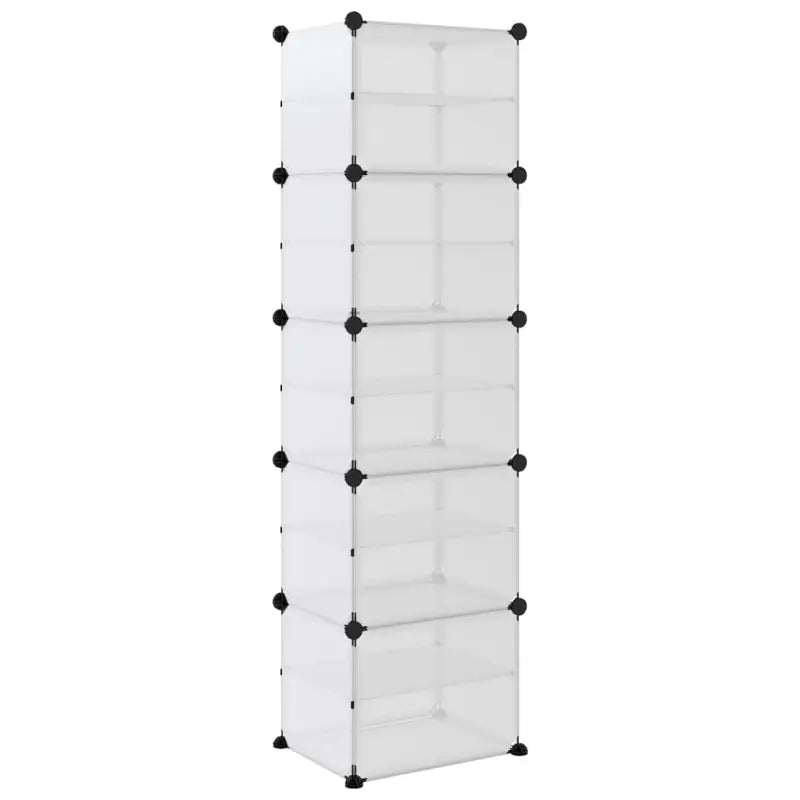 Schoenenrek 44X31,5X153,5 Cm Polypropeen Transparant