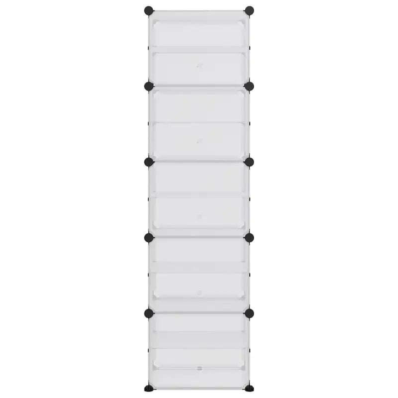 Schoenenrek 44X31,5X153,5 Cm Polypropeen Transparant