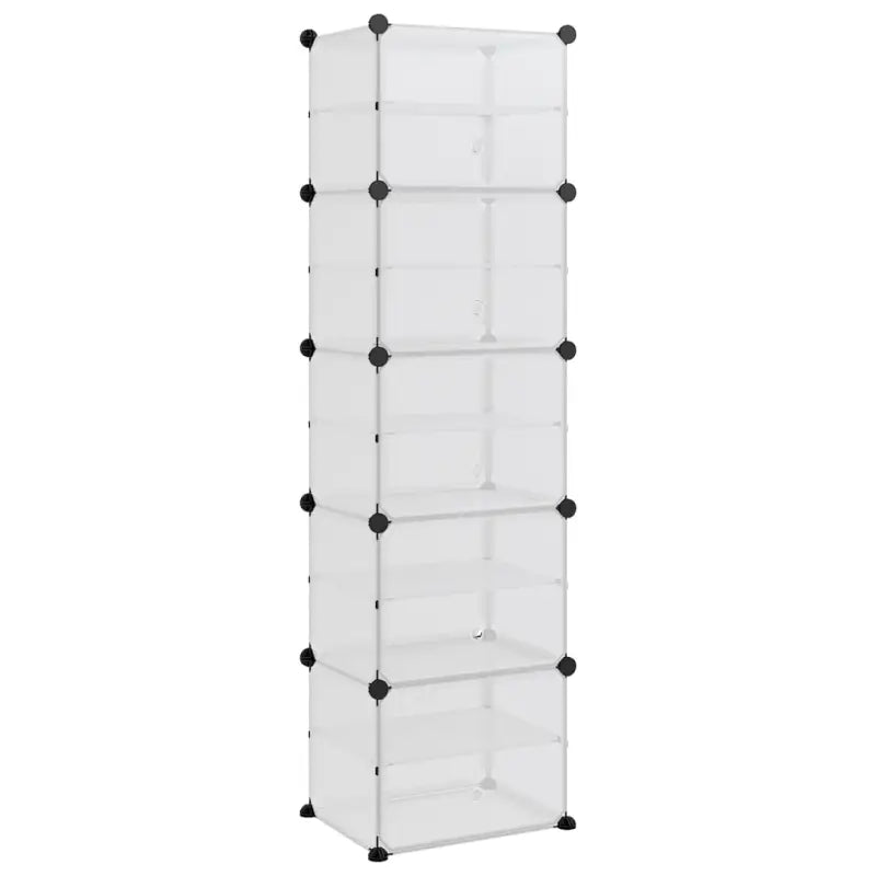 Schoenenrek 44X31,5X153,5 Cm Polypropeen Transparant