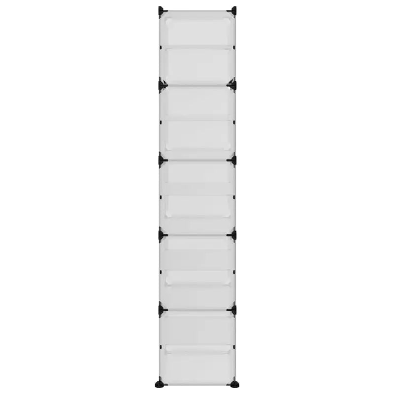 Schoenenrek 44X31,5X153,5 Cm Polypropeen Transparant