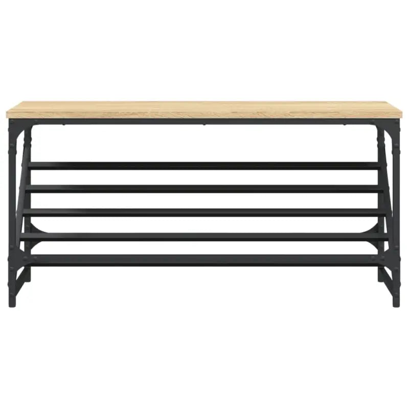 Schoenenrek Bewerkt Hout Kleurig