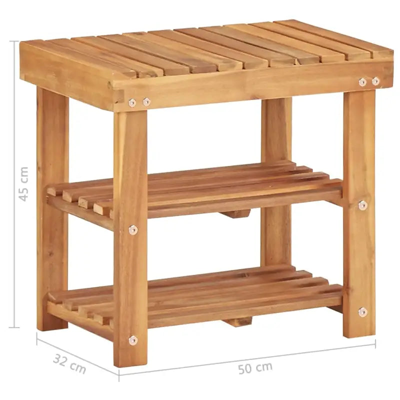 Schoenenrek Massief Acaciahout