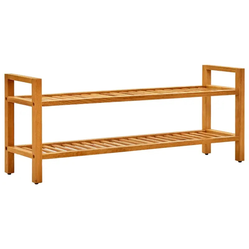 Schoenenrek Met 2 Schappen Massief Eikenhout