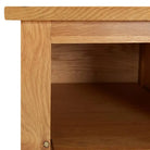 Schoenenrek met bankje van massief eikenhout - 1 / 90 cm - Schoenenrekken