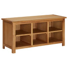 Schoenenrek met bankje van massief eikenhout - 1 / 90 cm - Schoenenrekken