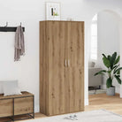 Schoenenrek met duurzaam bewerkt hout voor een opgeruimde entree - artisanaal eikenkleurig / 1 - Schoenenrekken