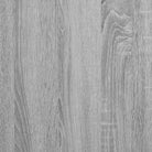 Schoenenrek van bewerkt hout in grijs sonoma voor een opgeruimde ruimte - Schoenenrekken