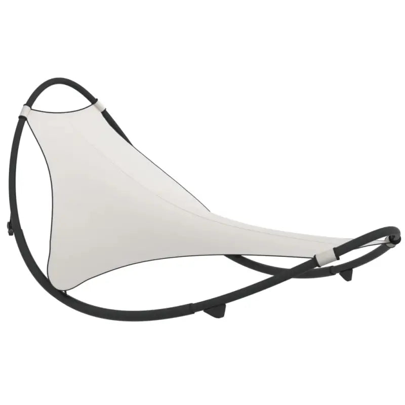 Schommelende ligbed met textileen stof voor ultiem ontspanning in tuin of balkon - Ligstoelen