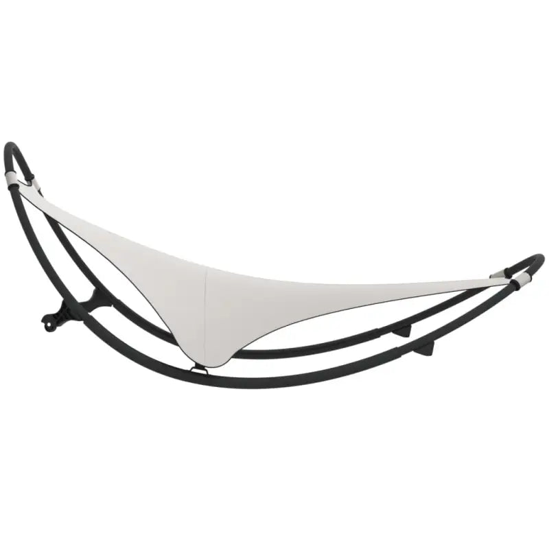 Schommelende ligbed met textileen stof voor ultiem ontspanning in tuin of balkon - Ligstoelen