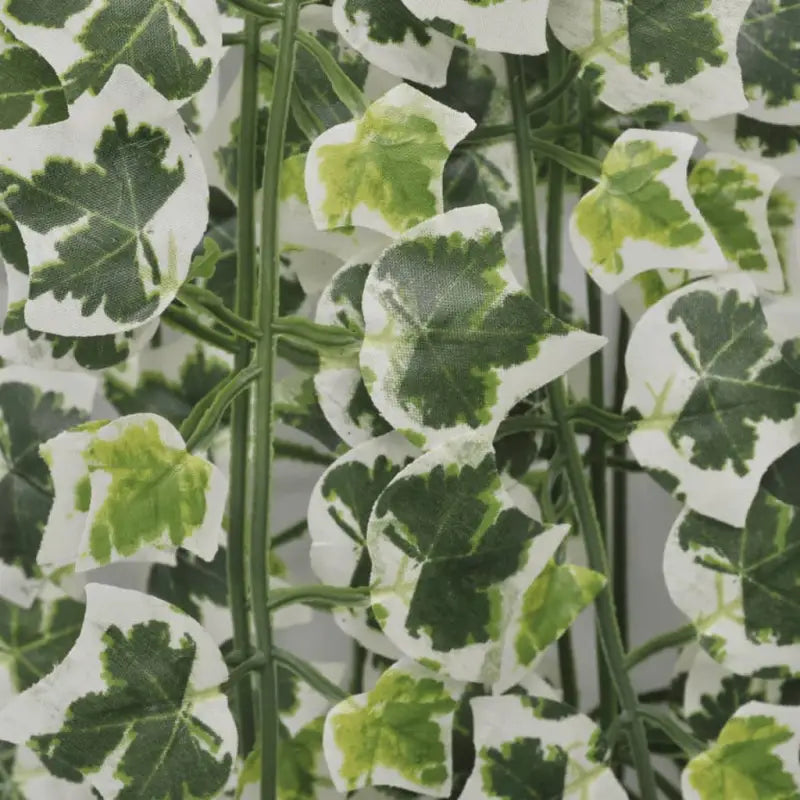 Set bestaat uit twee klimop kunstplanten met levendige bladeren van kunstmateriaal - Kunstplanten
