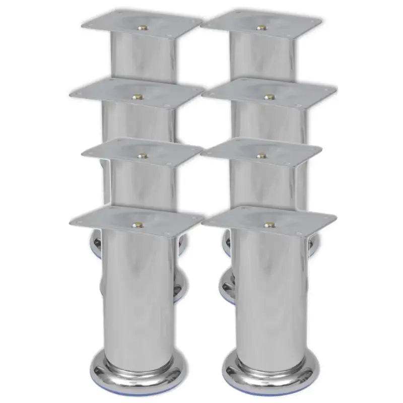 Set ronde bankpoten voor een moderne en stijlvolle uitstraling - 8 / 120 mm - Bank- en stoelpoten