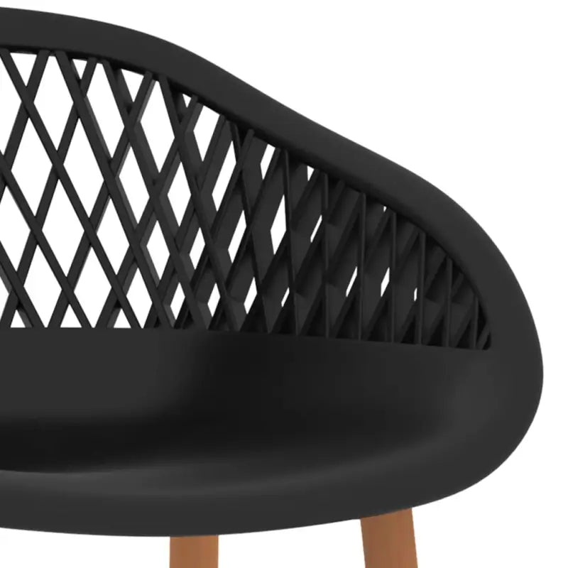 Set van 2 barstoelen met lage rugleuning voor in de keuken - Barkrukken