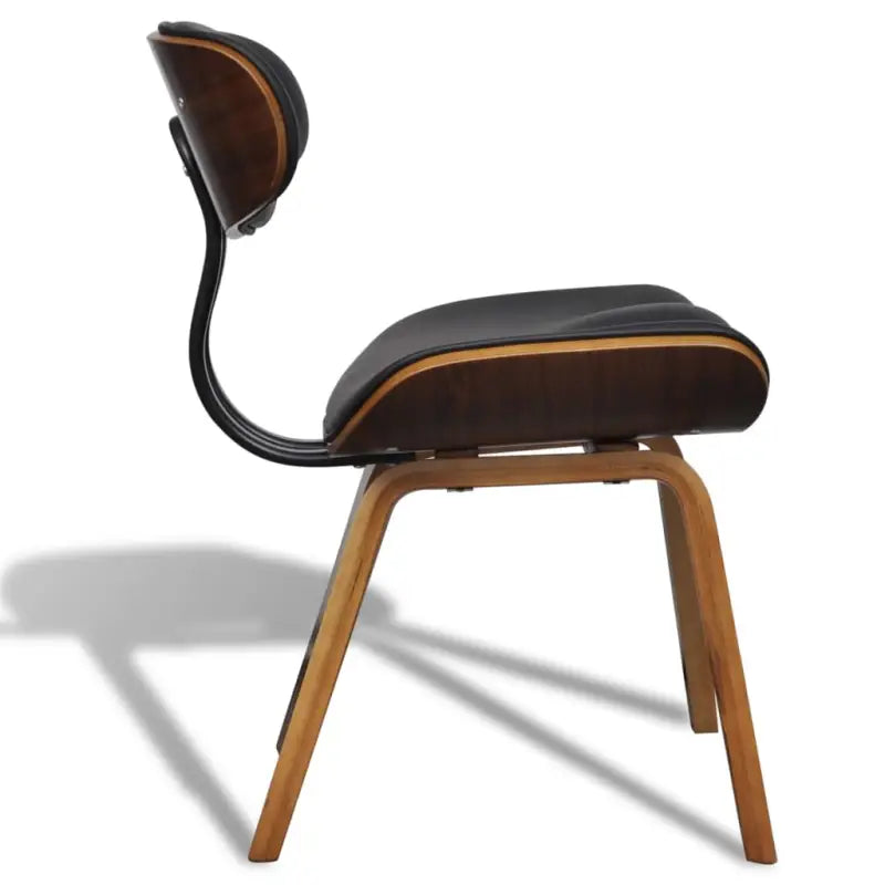 Set van 2 eetkamerstoelen met gebogen hout voor elke ruimte levering bevat - Eetkamerstoelen
