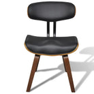 Set van 2 eetkamerstoelen met gebogen hout voor elke ruimte levering bevat - Eetkamerstoelen