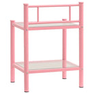 Set van 2 nachtkastjes met metalen frame voor een stijlvolle uitstraling - Nachtkastjes