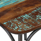 Set van twee antieke eetkamerstoelen van massief gerecycled hout - Eetkamerstoelen