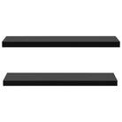 Set van twee wandplanken voor stijlvolle opbergruimte - 120 x 20 x 3.8 cm / 2 / 1 - Wandplanken
