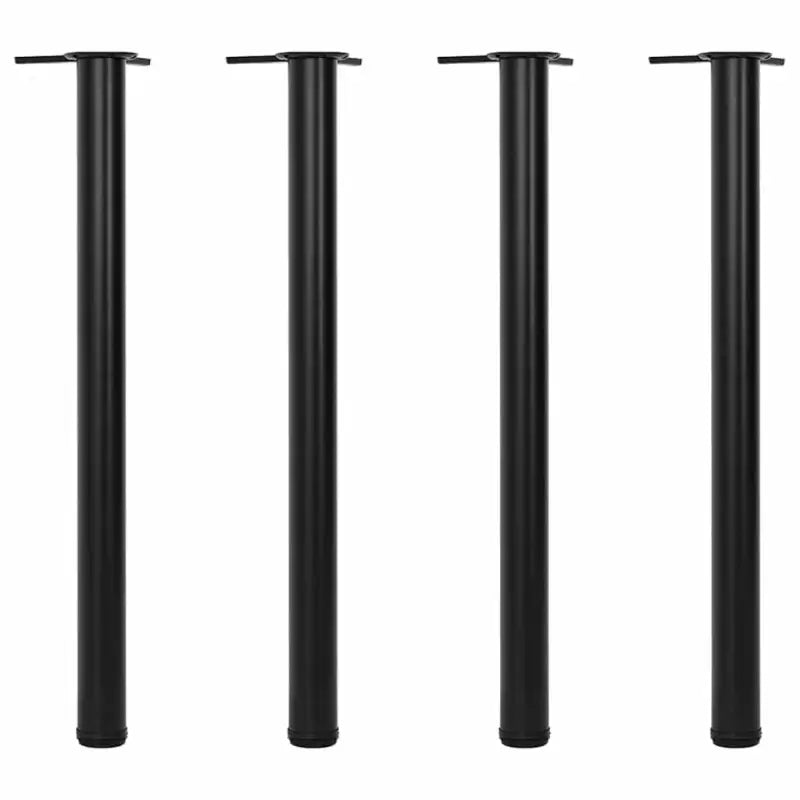 Set van vier kwalitatief hoogwaardige tafelpoten voor meubelvervanging - Zwart / 870 mm / 4 - Tafelpoten