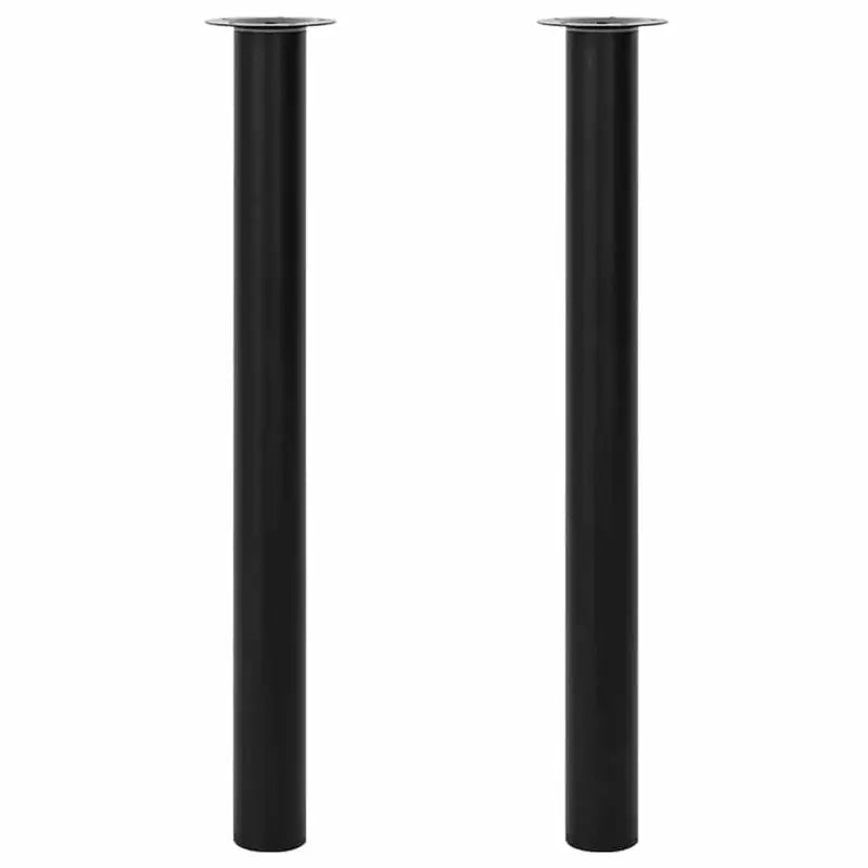 Set van vier telescopische tafelpoten voor vervanging en aanpassing - Zwart / 2 - Tafelpoten
