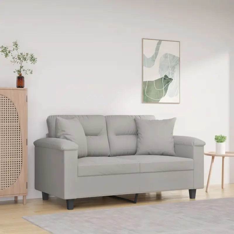 Sierkussens met duurzame microvezel voor stijl en comfort - Lichtgrijs / 1 - Sierkussens