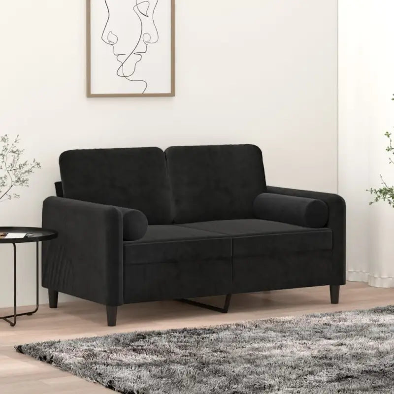 Sierkussens van fluweel voor een comfortabele en stijlvolle inrichting - Zwart / 1 - Sierkussens