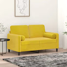 Sierkussens van fluweel voor een comfortabele en stijlvolle inrichting - Geel / 1 - Sierkussens