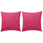 Sierkussens voor buiten met levering bevat UV en waterbestendige stof - Roze / 45 x 45 cm / 2 - Sierkussens