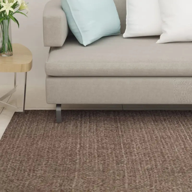 Sisal Vloerkleed met Prachtige Structuur voor Elke Kamer - Bruin / 66 x 250 cm - Vloerkleden