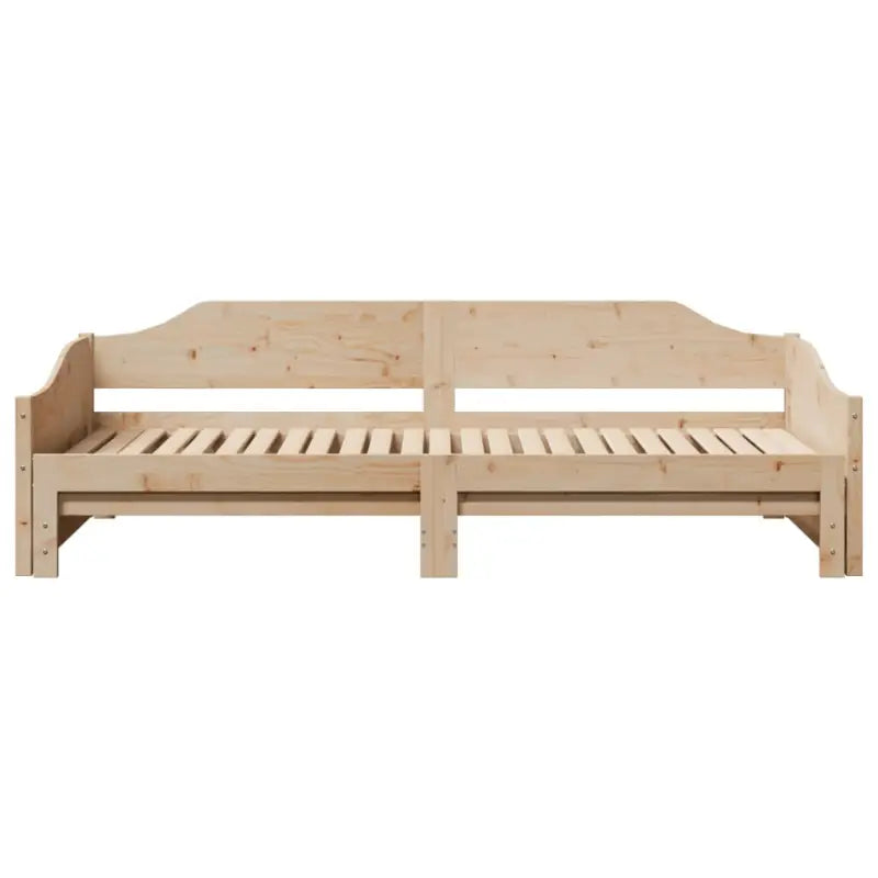 Slaapbank met extra opbergruimte van massief grenenhout - Bedden & bedframes