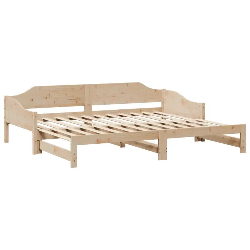 Slaapbank met extra opbergruimte van massief grenenhout - Bedden & bedframes