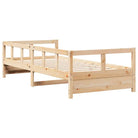 Slaapbank met massief grenenhout voor veelzijdig gebruik - Bedden & bedframes
