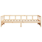 Slaapbank met massief grenenhout voor veelzijdig gebruik - Bedden & bedframes
